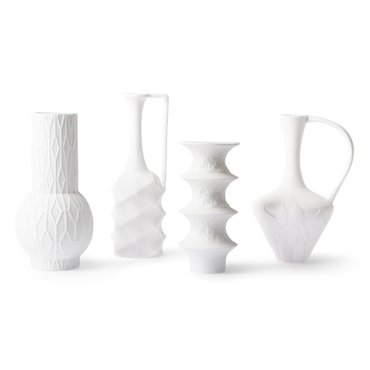 花瓶 4本 19-25 cm - Matte white - HKliving | エイチケーリビング