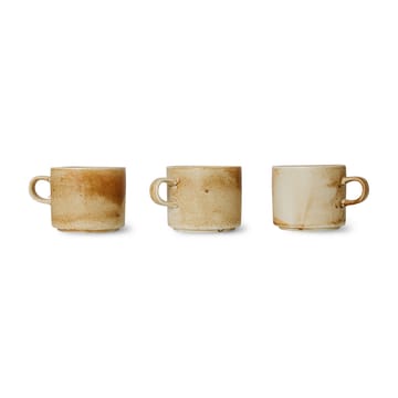 Home Chef カップ ソーサー付き 22 cl - Rustic cream-brown - HKliving | エイチケーリビング