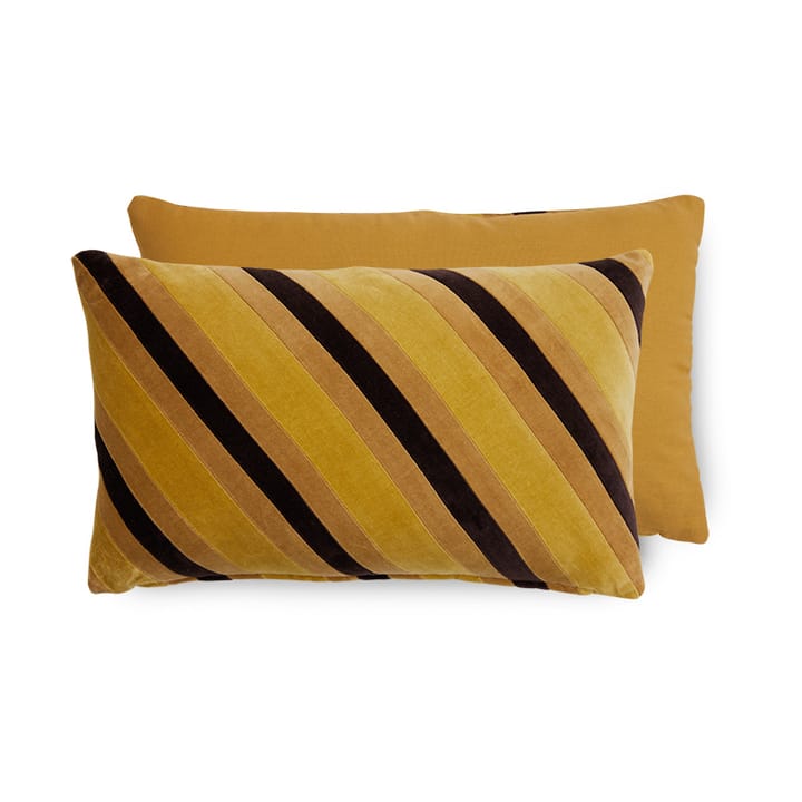 Striped ベルベットピロー 30x50 cm - Honey - HKliving | エイチケーリビング