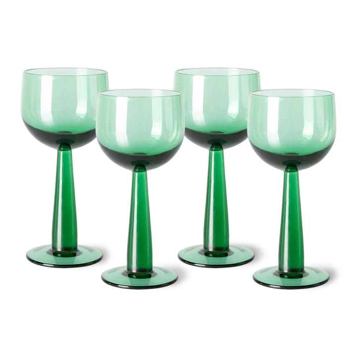 The Emeralds ワイングラス tall 4本 20 cl - Green - HKliving | エイチケーリビング