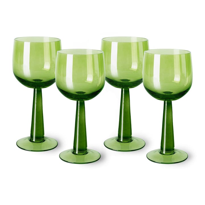 The Emeralds ワイングラス tall 4本 20 cl - Lime green - HKliving | エイチケーリビング