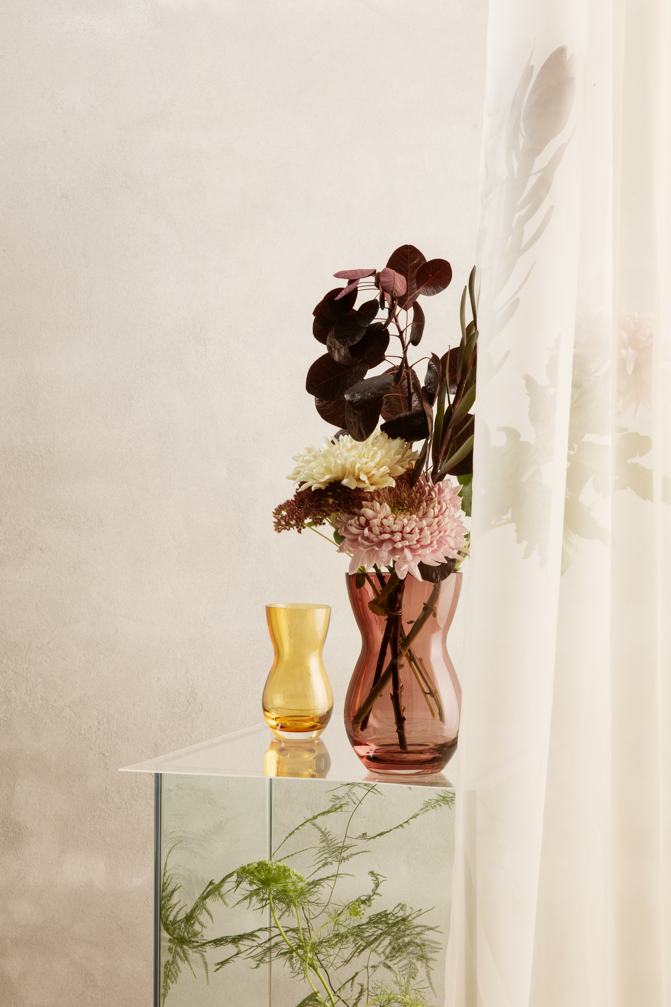 Calabas 花瓶 16 cm, Amber