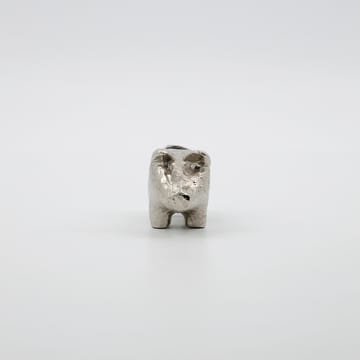 キャンドルスティック Pig  5 cm - Antique silver - House Doctor | ハウスドクター