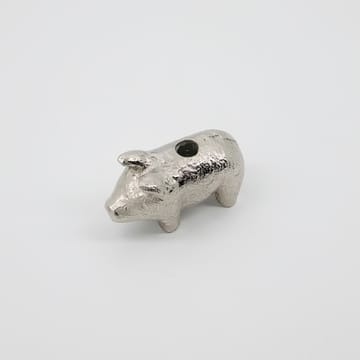 キャンドルスティック Pig  5 cm - Antique silver - House Doctor | ハウスドクター