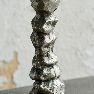 Raku キャンドルスティック antique silver - 20 cm - House Doctor | ハウスドクター