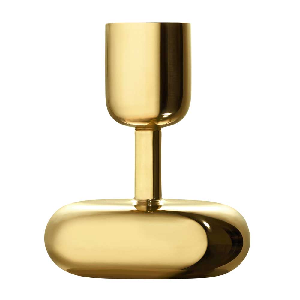 Iittala | イッタラ からのNappula/ナップラ キャンドルホルダー brass