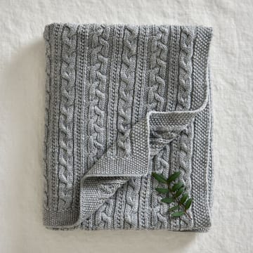 Knitted merinoウール ベビーブランケット 80x100 cm - Light grey - Jack o Juno