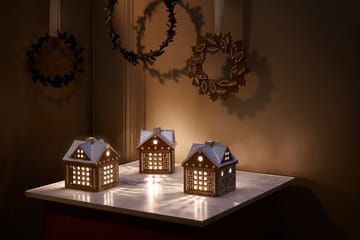 ジンジャーブレッド キャンドルハウス - Christmas barn 11.5 cm - Kähler | ケーラー