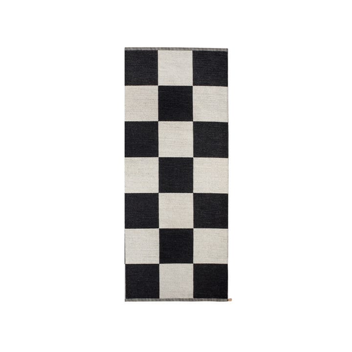 Checkerboard Icon ラグ 85x200 cm - Midnight black - Kasthall