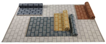 Brick 廊下用ランナー - Green, 80x250 cm - Kateha | カテハ