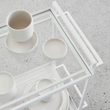 Bauhaus サービングワゴン - White - Kristina Dam Studio