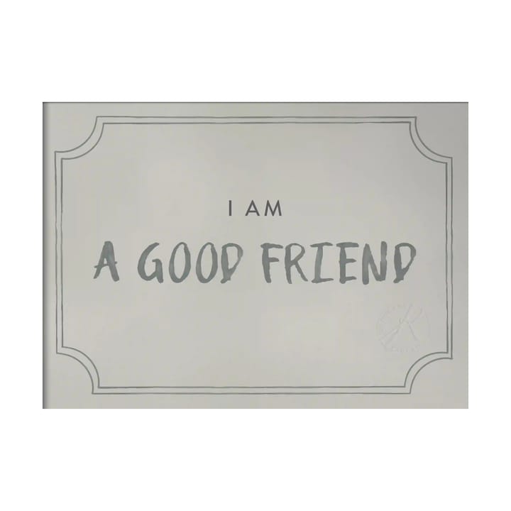 Good friend diploma ポスター 21x30 cm - Dusty mint - Kunskapstavlan®