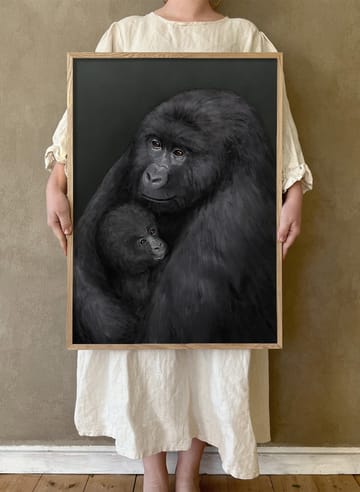 Mountain gorilla ポスター - 30x40 cm - Kunskapstavlan®