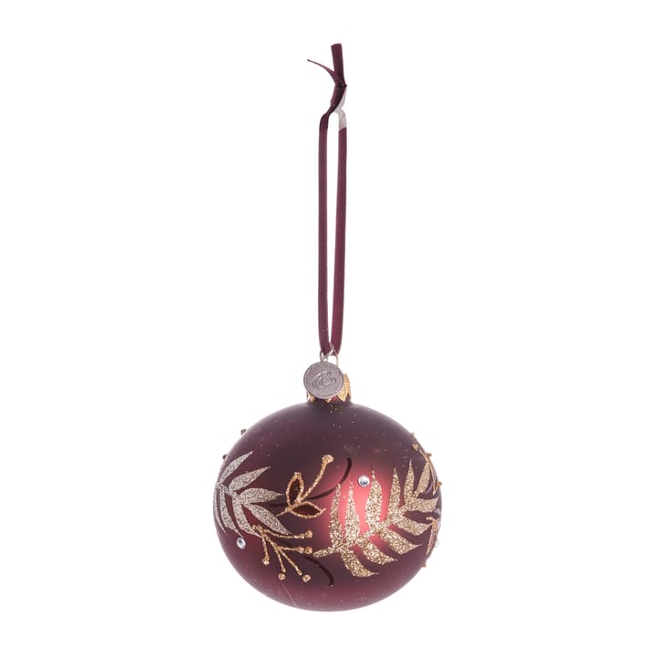 Cadelia オーナメント lleafy tree Ø8 cm - pomegranate-light gold - Lene Bjerre