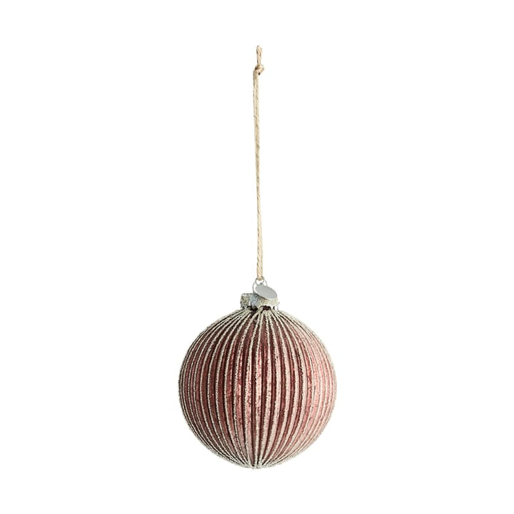 Norille 円形クリスマスオーナメント Ø11 cm - Pomegranate, ribbed - Lene Bjerre