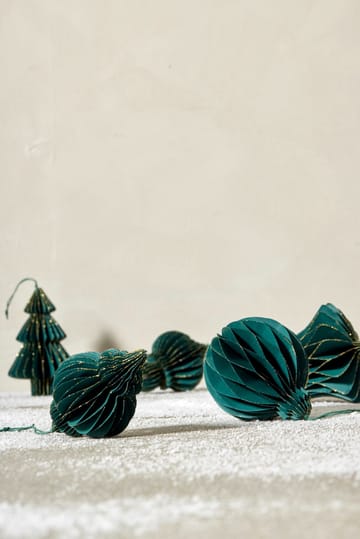 Pappia クリスマスオーナメント 15 cm - Dark green - Lene Bjerre