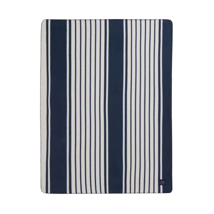 リサイクルポ��リエステル フリースブランケット 130x170 cm - Navy - Lexington | レキシントン