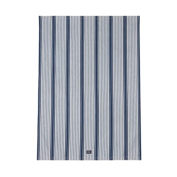 オーガニックコットン キッチンタオル ストライプ 50x70 cm - Navy - Lexington | レキシントン