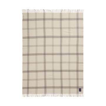 Checked リサイクルウールスロー 130x170 cm - White-dark gray - Lexington | レキシントン