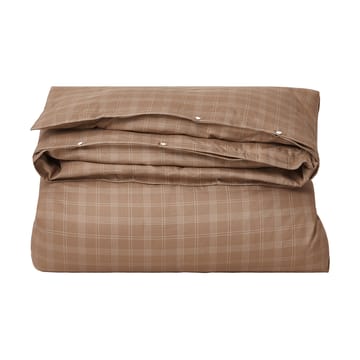 Checked Pin Point Oxford 寝具セット 150x210 cm - Brown - Lexington | レキシントン