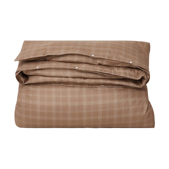 Checked Pin Point Oxford 寝具セット 150x210 cm, Brown Lexington | レキシントン