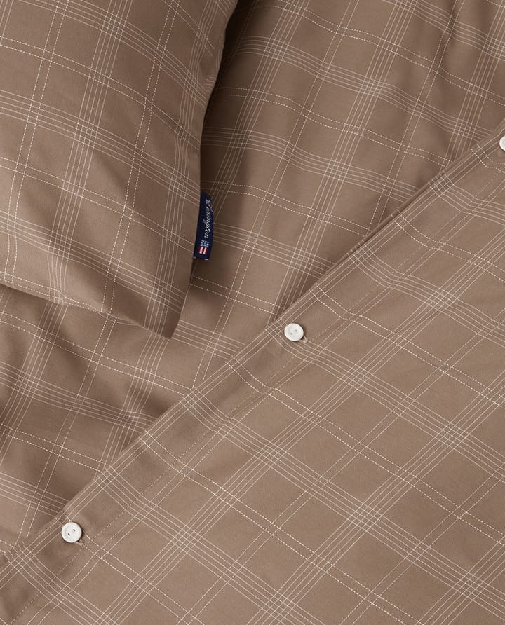 Checked Pin Point Oxford ��寝具セット 150x210 cm, Brown Lexington | レキシントン