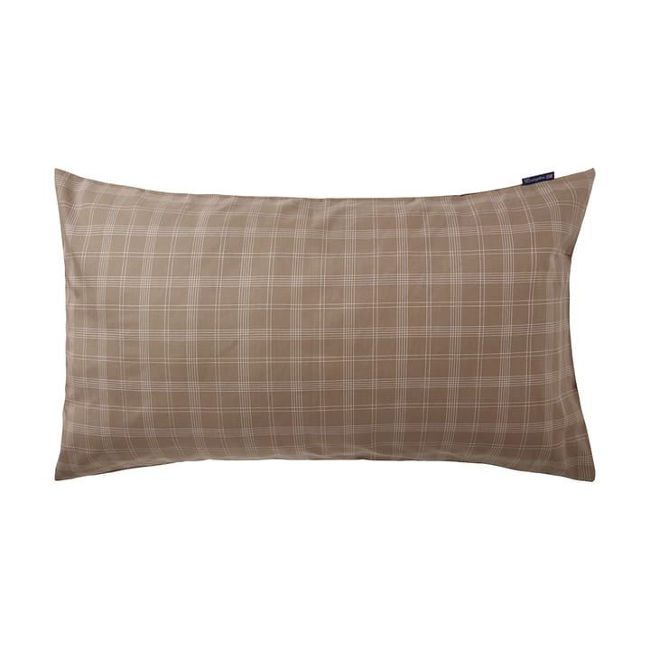 Checked Pin Point Oxford 枕カバー 50x90 cm - Brown - Lexington | レキシントン