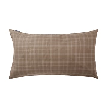 Checked Pin Point Oxford 枕カバー 50x90 cm - Brown - Lexington | レキシントン