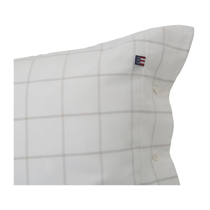 Hotel ライト Flannel ピローケース 50x60 cm, White-light beige Lexington | レキシントン