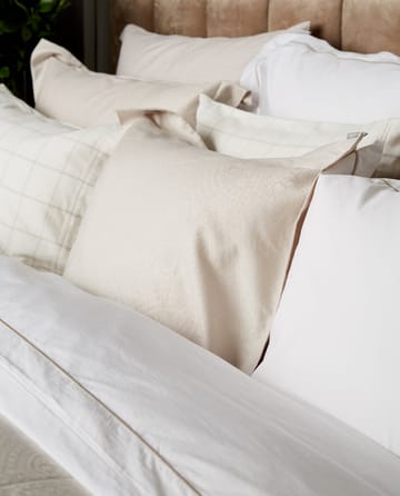 Hotel Percale デュベカバー 220x220 cm - White-light beige - Lexington | レキシントン