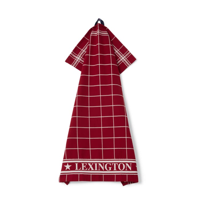 Lexington チェック キッチンタオル 50x70 cm - Red-white - Lexington | レキシントン