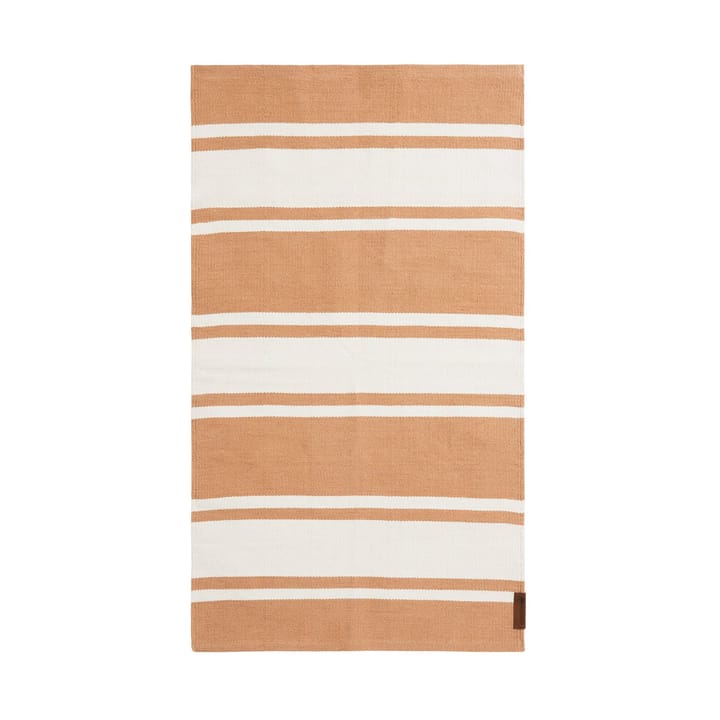 Organic Striped Cotton ラグ 170x240 cm - Beige-white - Lexington | レキシントン