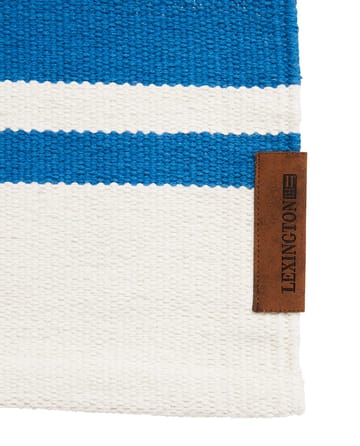 Organic Striped Cotton エントランス 80x220 cm - Blue-white - Lexington | レキシントン