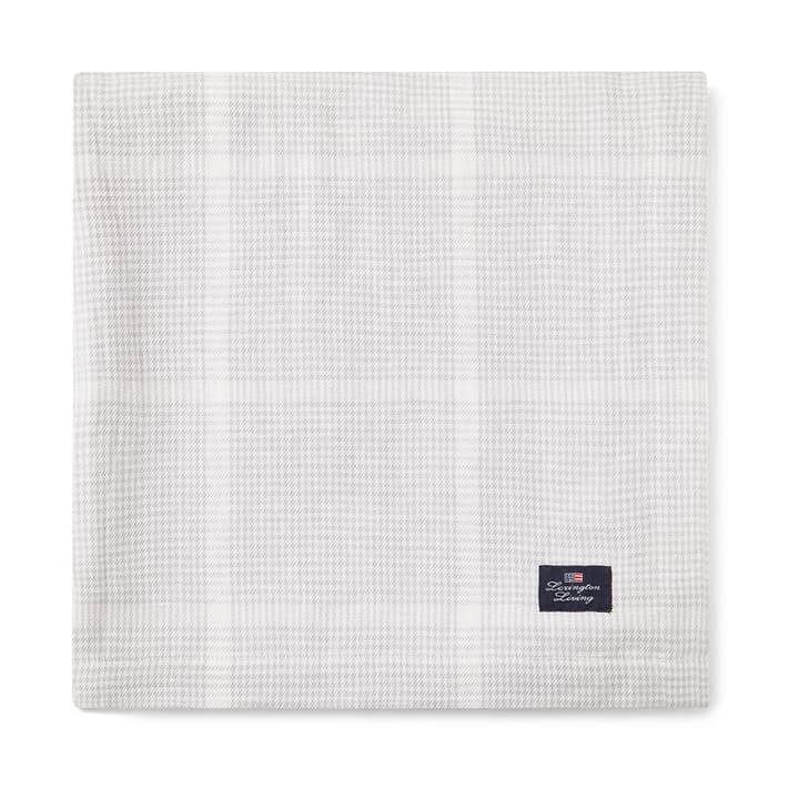 Pepita チェック コットンリネン テーブルクロス 150x350 cm, White-light grey Lexington | レキシントン