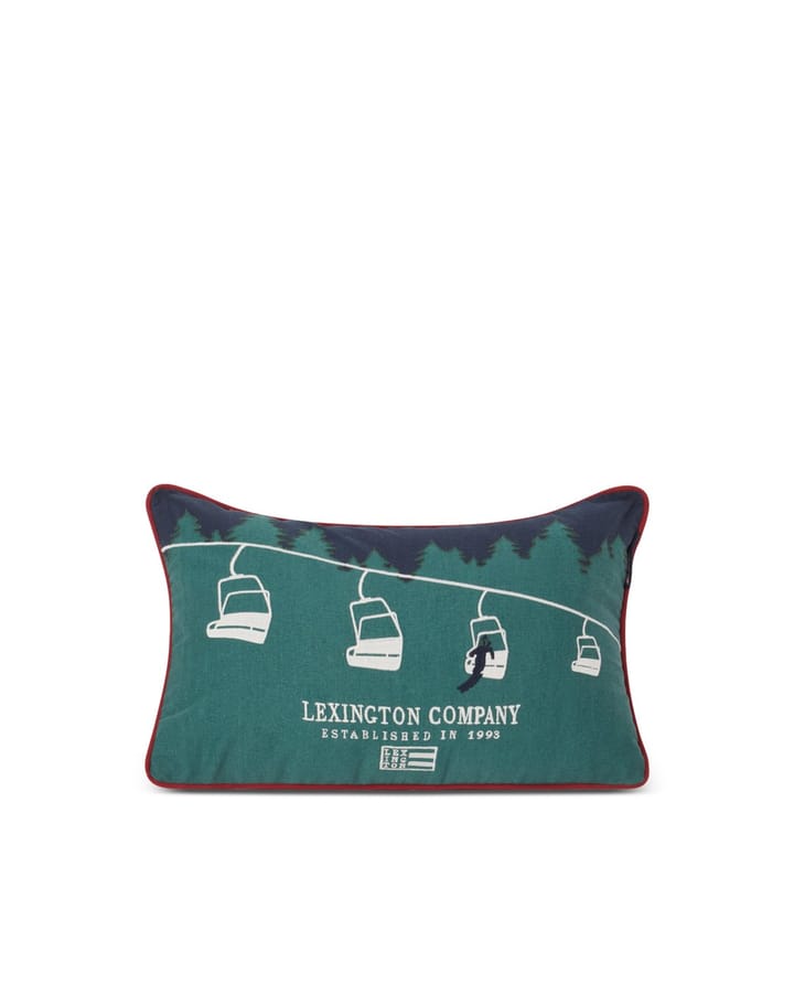 Ski Lift 枕 30x50 cm - Green-dark blue - Lexington | レキシントン