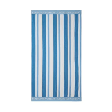 Stripe Cotton Terry ビーチタオル 100x180 cm - Blue - Lexington | レキシントン