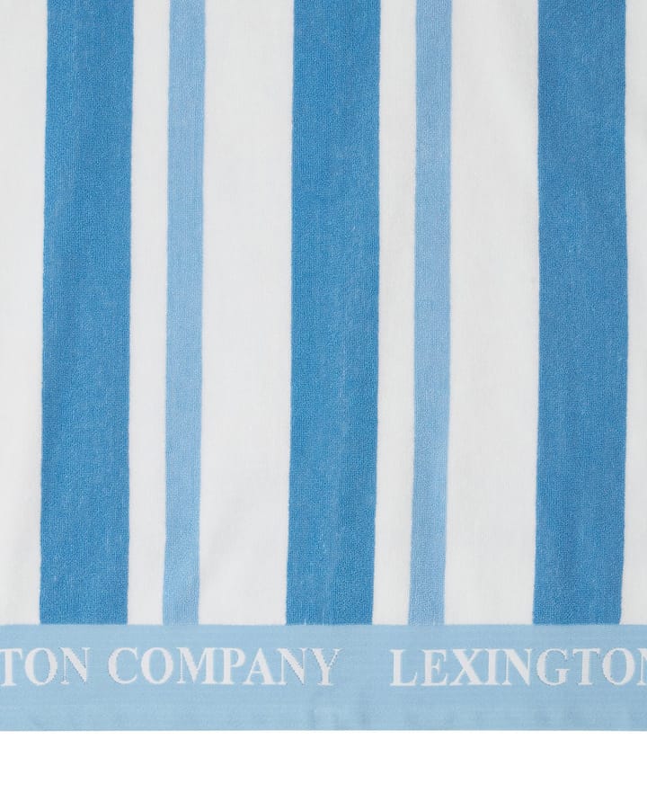 Stripe Cotton Terry ビ��ーチタオル 100x180 cm, Blue Lexington | レキシントン