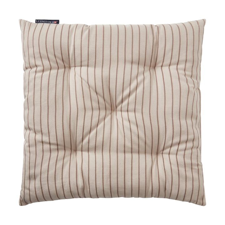 Striped リサイクルコットン シートクッション 40x40 cm - Beige - Lexington | レキシントン