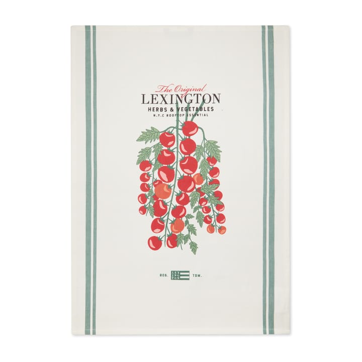 Tomato キッチンタオル 50x70 cm - White-red - Lexington | レキシントン