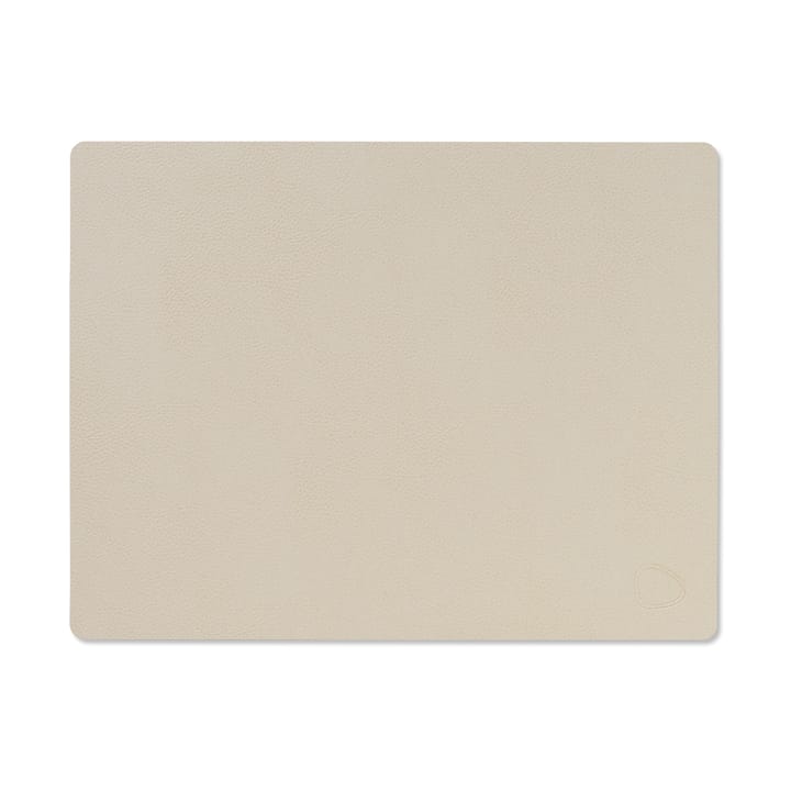 Serene ランチョンマット square M 26.5x34.5 cm - Cream - LIND DNA | リンド ディーエヌエー