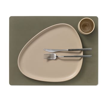 Square Nupo プレースマット 35x45 cm - Army green - LIND DNA | リンド ディーエヌエー