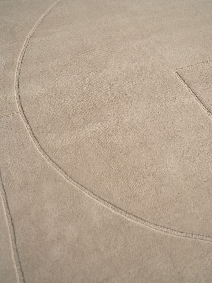 Lineal Poem ウールカーペット, Beige. 170x240 cm Linie Design | リニ―デザイン