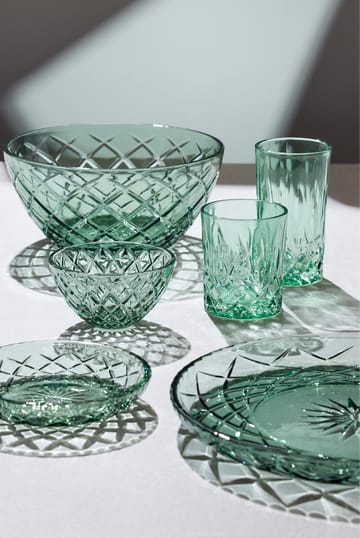 Sorrento スモールプレート Ø16 cm 4個セット - Green - Lyngby Glas