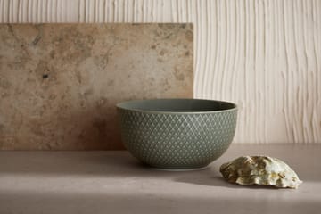 Rhombe Earth ボウル Ø13 cm - Moss - Lyngby Porcelæn | リュンビューポーセリン