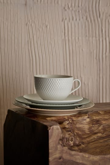 Rhombe Earth ランチプレート Ø21 cm - Moss - Lyngby Porcelæn | リュンビューポーセリン