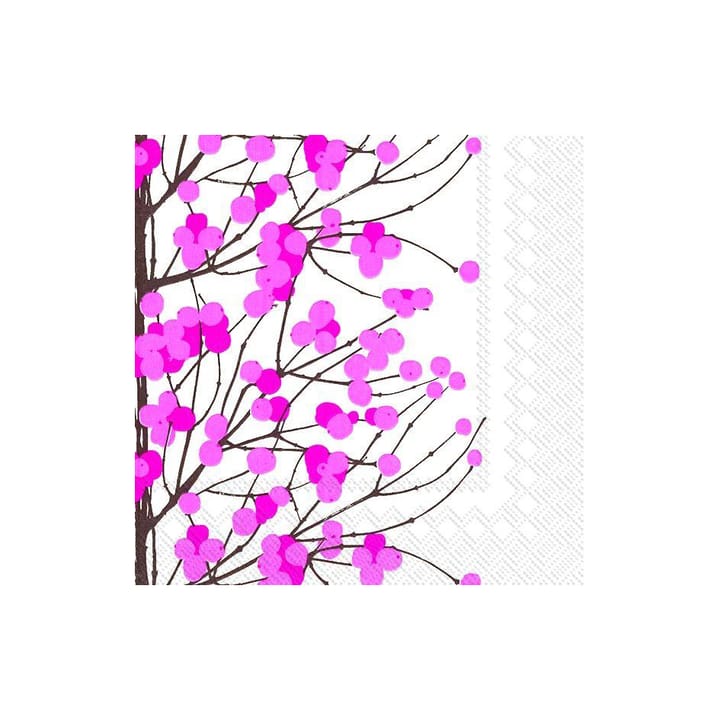 Lumimarja ナプキン 33x33 cm 20枚セット - White-pink - Marimekko | マリメッコ