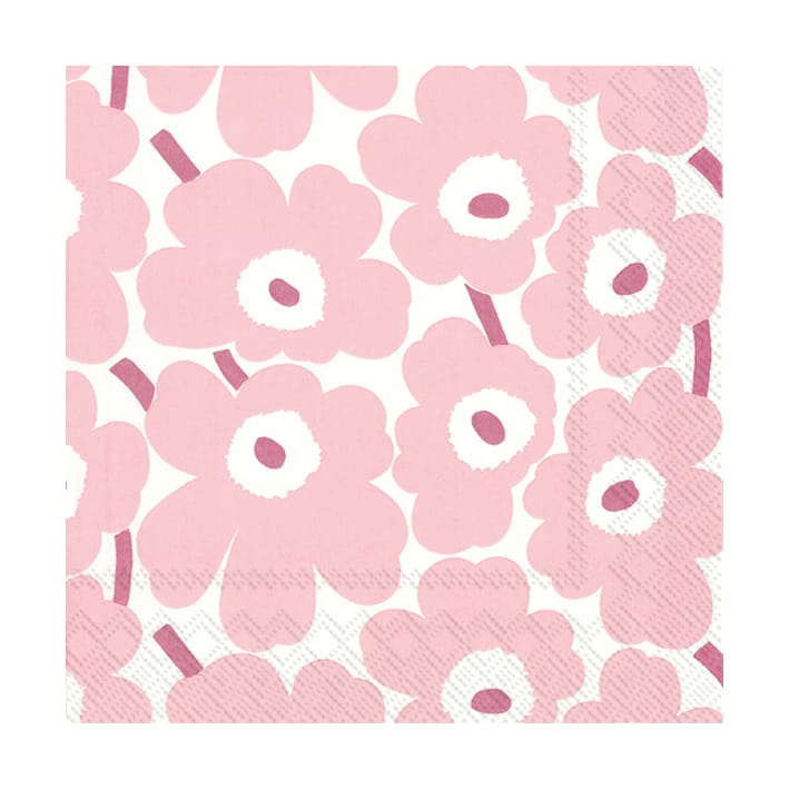 Mini Unikko ナプキン 20枚セット, Light Rose Marimekko | マリメッコ