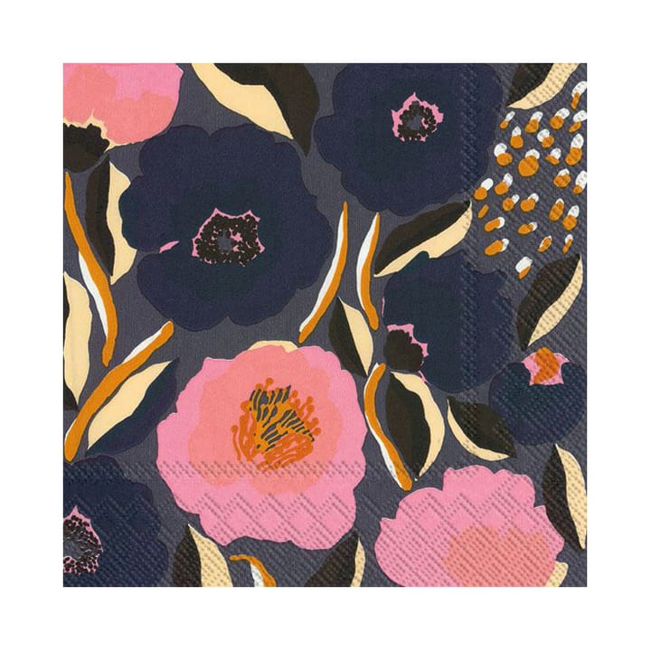 Rosarium ナプキン 33x33 cm 20枚セット, blue Marimekko | マリメッコ