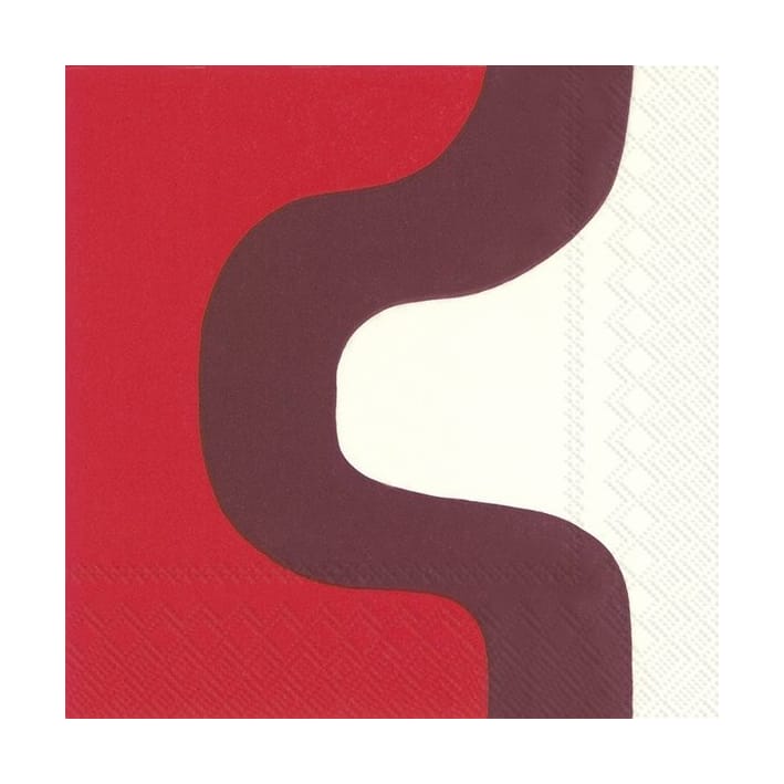 Seireeni ナプキン 33x33 cm 20枚セット - Dark red - Marimekko | マリメッコ