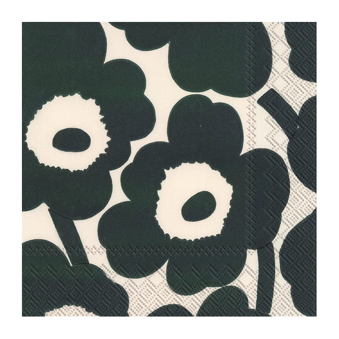 Unikko ナプキン 33x33 cm 20枚セット - Cream green - Marimekko | マリメッコ